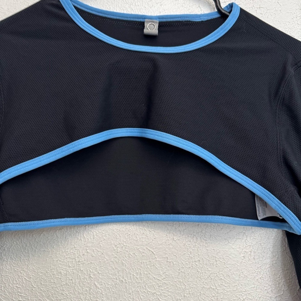 Nike Dri Fit Mesh Long Sleeve Crop Shrug Size Large - Picture 3 of 7